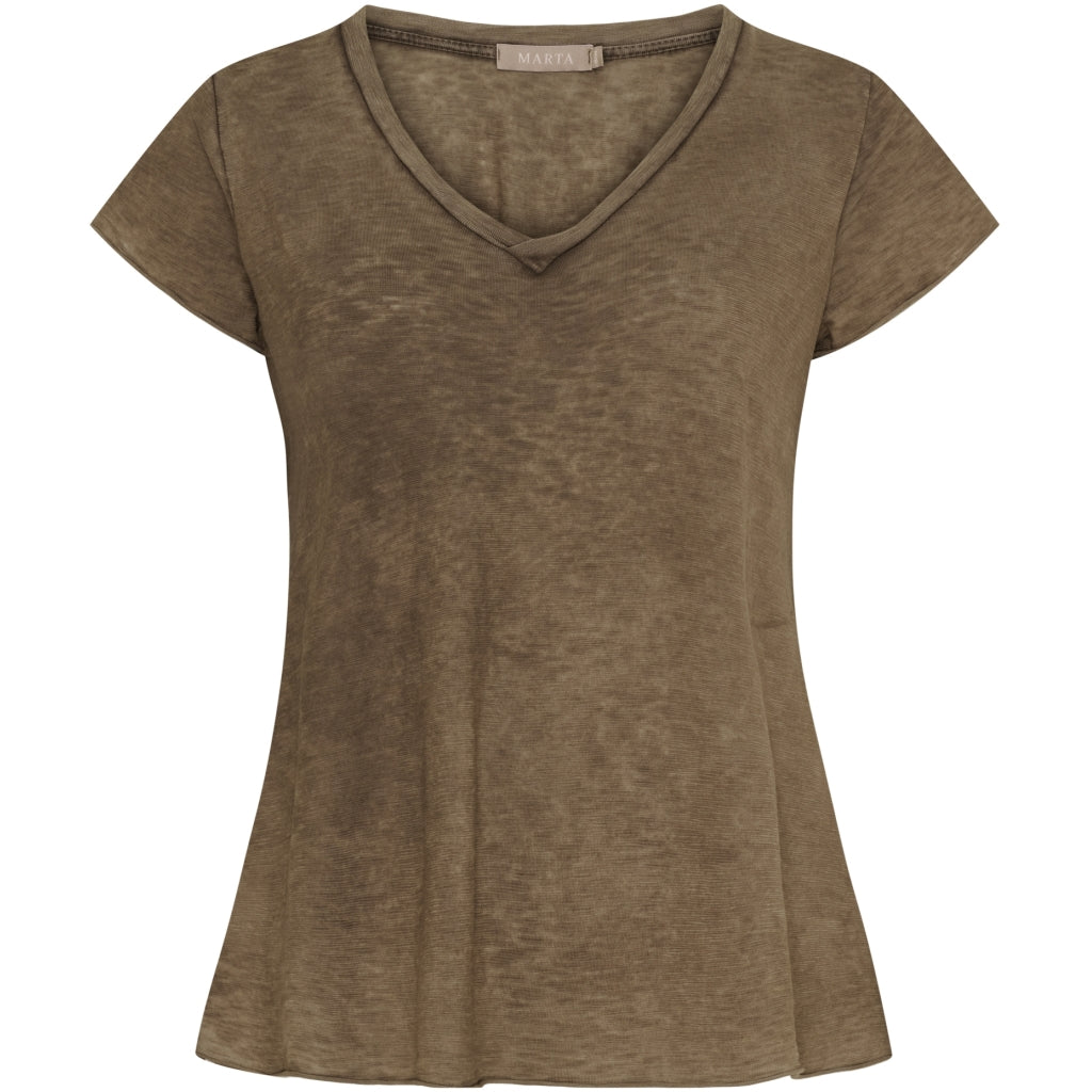 Marta Du Chateau Dame -shirt Mdcmarianna 22637 Moro