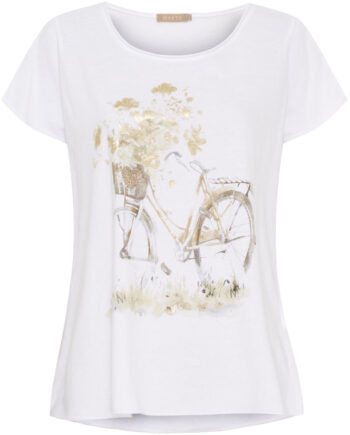 Marta Du Chateau Dame  -shirt Mdcmarie 1535 White Bike