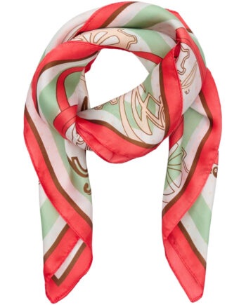 Marta Du Chateau Dame Tørklæde Mdceliane Fa-scarf Orange Green35157