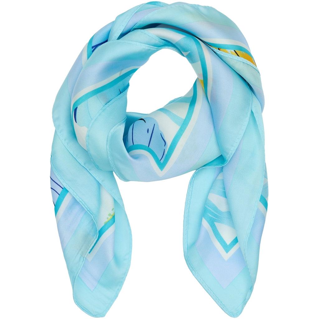 Marta Du Chateau Dame Tørklæde Mdcjuline Fa1-scarf Blue24