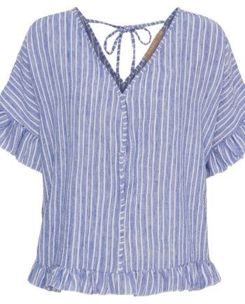 Marta Du Chateau Dame Top Mdcmatilda 8464 Blue Jeans
