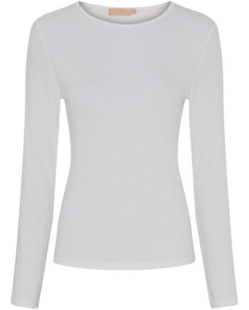 Marta Du Chateau Langærmet  -shirt Mdcingrid 4906 Whitess