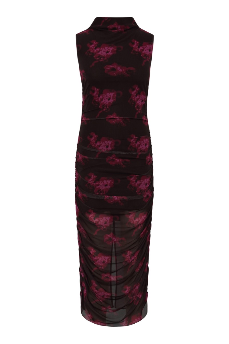 Mbym Kjole Esthe- Dark Florella Print