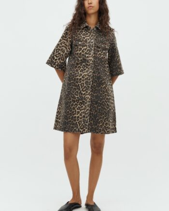 Mbym Kjole Mira-  Leopard Mist