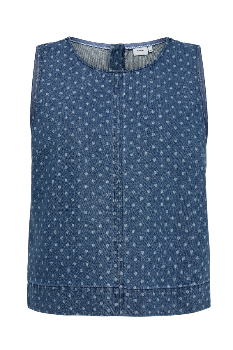 Nümph Top Nuhaddie Top Medium Blue Denim