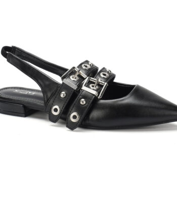 Nadja Dame Slingback Ballerina 77-638 Black