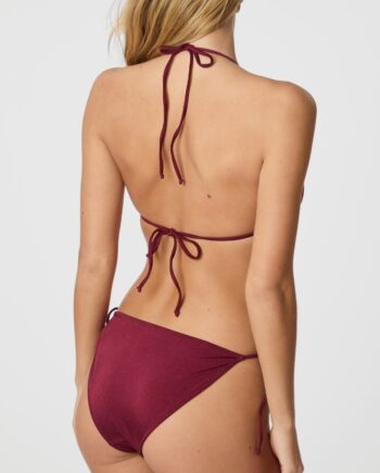 Neo Noir Badetøj Skin Shell Bikini Brief Wine