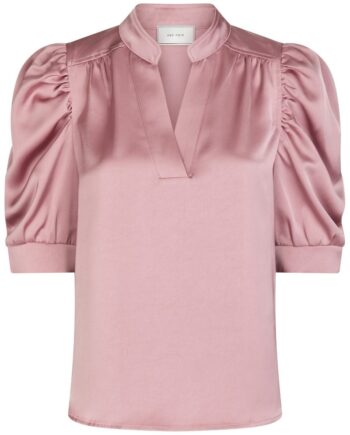 Neo Noir Bluse Roella Heavy Sateen Blouse Evening Rose