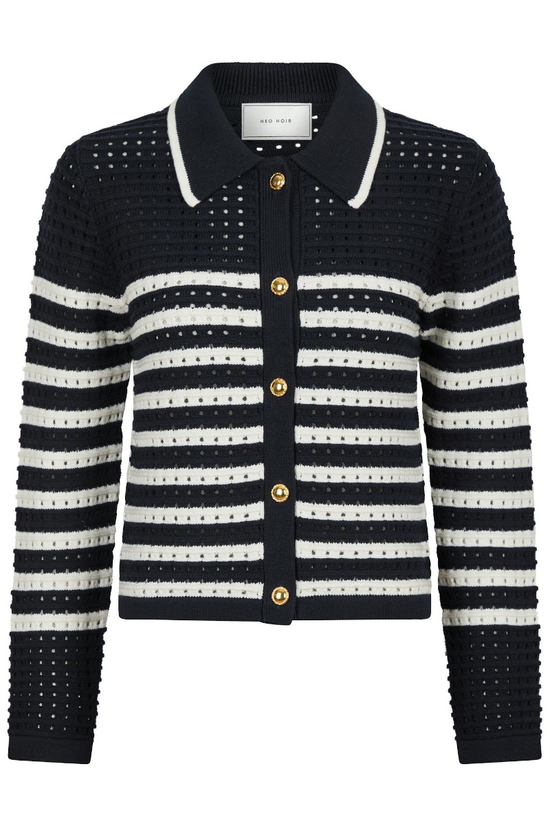 Neo Noir Cardigan Effie Knit Cardigan Navy