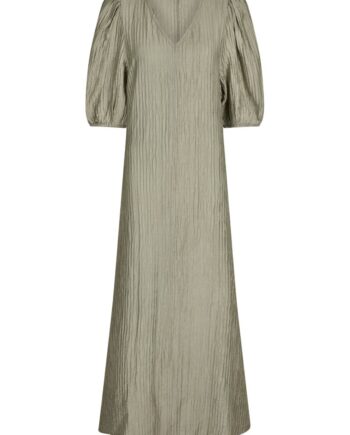 Neo Noir Kjole Bobbie Crepe Dress Smoke Green