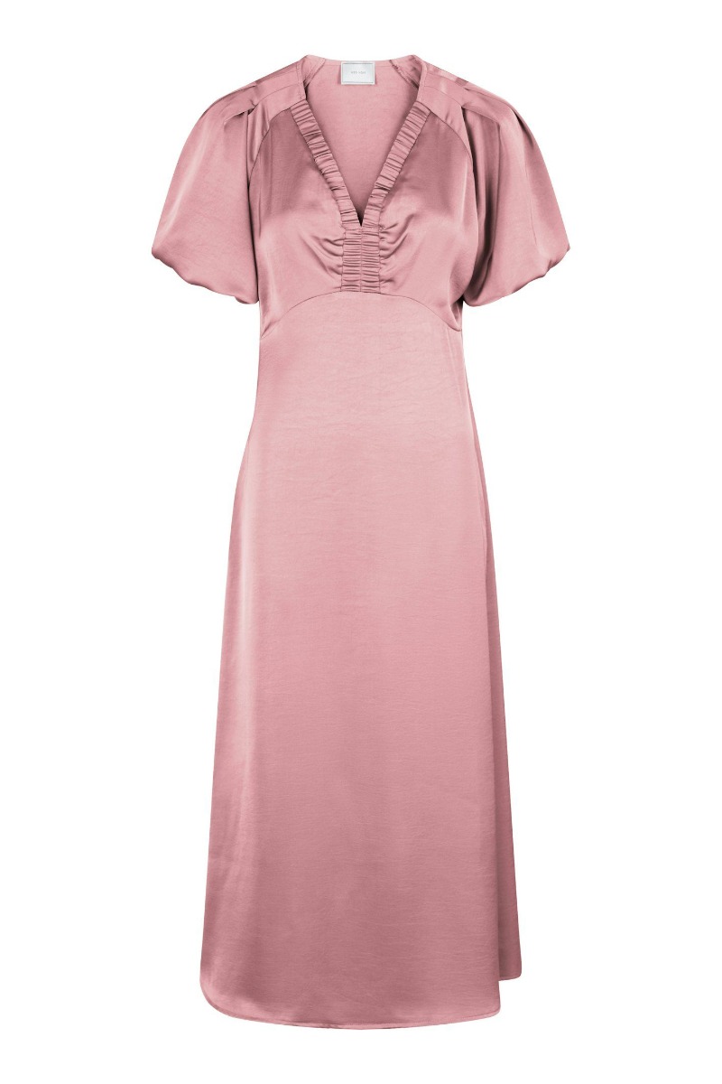 Neo Noir Kjole Illana Heavy Sateen Dress Evening Rose