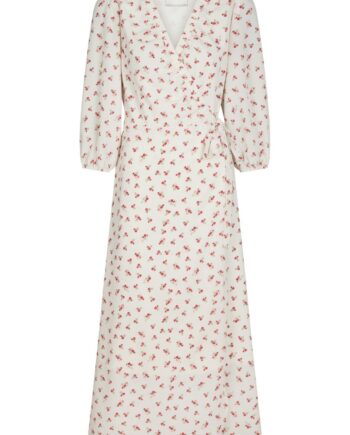 Neo Noir Kjole Malinga Simple Flower Dress Red