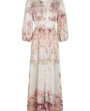 Neo Noir Kjole Stellar Artist Paisley Dress Ivory
