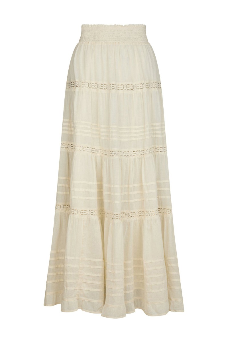 Neo Noir Nederdel Felicia Voile Skirt Light Yellow