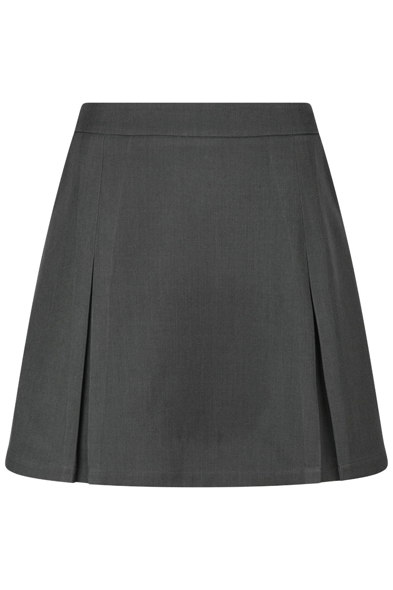 Neo Noir Nederdel Summa Structure Skirt Dark Grey