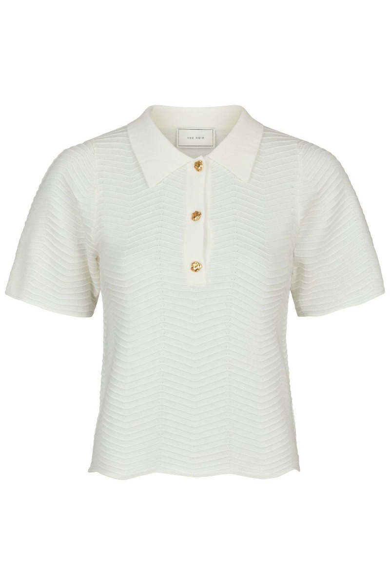 Neo Noir -shirt Soko Wave Knit Tee Off White