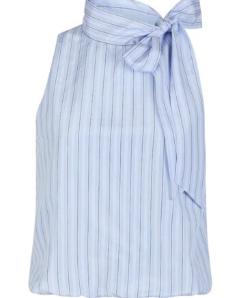 Neo Noir Top Veda Stripe Top Light Blue