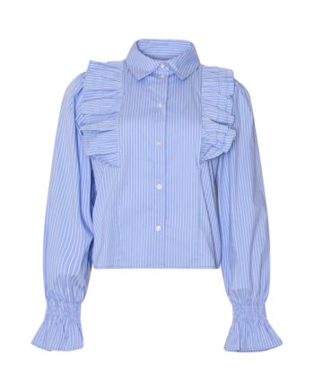 Noella Bluse Lucina Blouse Blue White Stripe