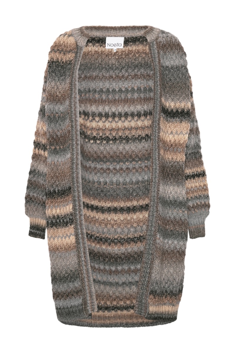 Noella Cardigan Gio Knit Cardigan Light Grey Mix
