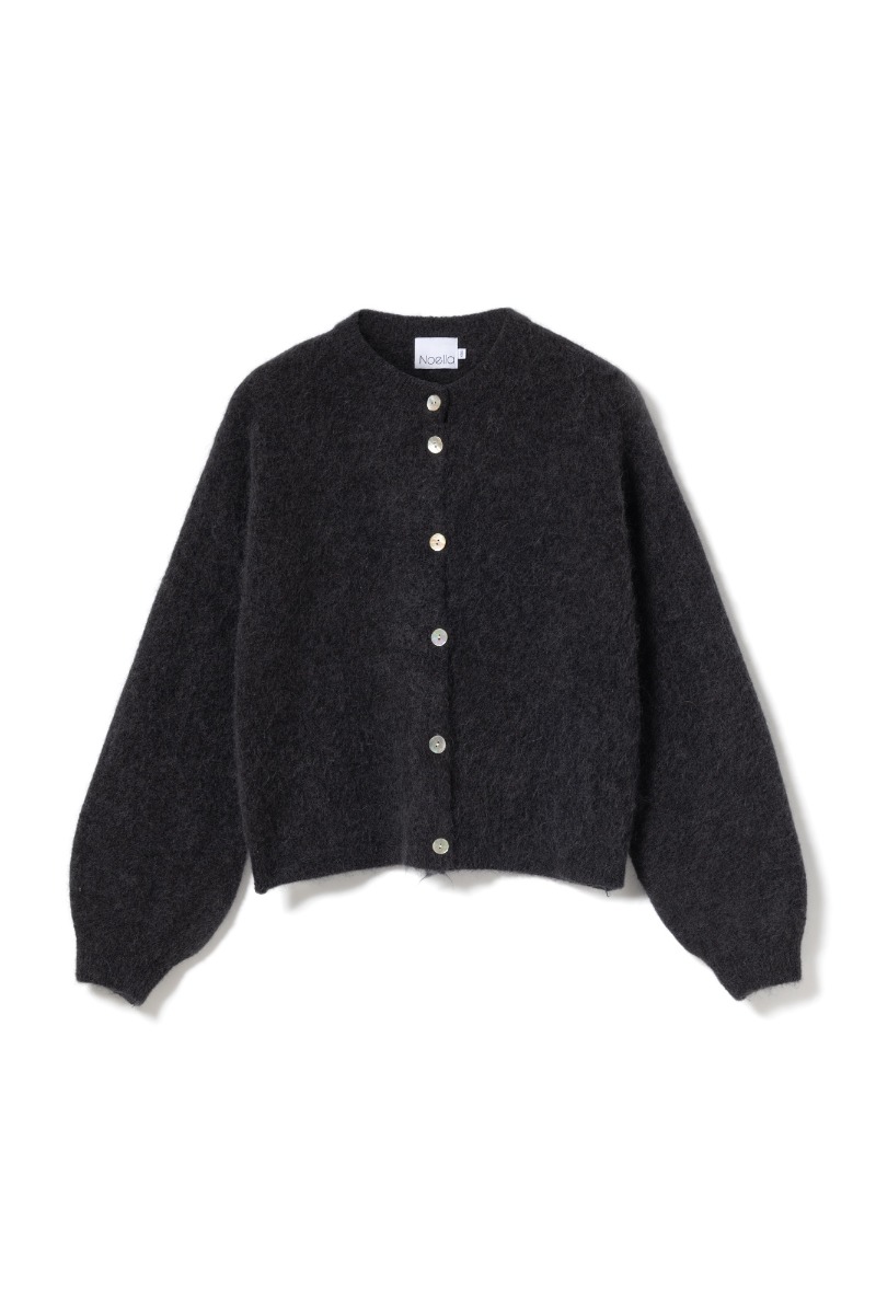 Noella Cardigan Kae Knit Cardigan Dark Grey Melange