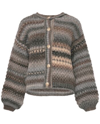 Noella Cardigan Kae Knit Cardigan Light Grey Mix