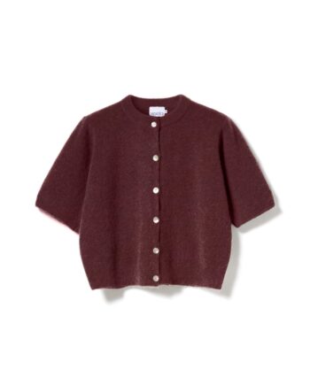 Noella Cardigan Kae Ss Knit Cardigan Rust