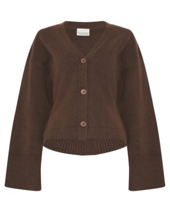 Noella Cardigan Lenyx Knit Chocolate