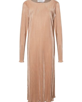 Noella Kjole Mae Slim Dress Champagne