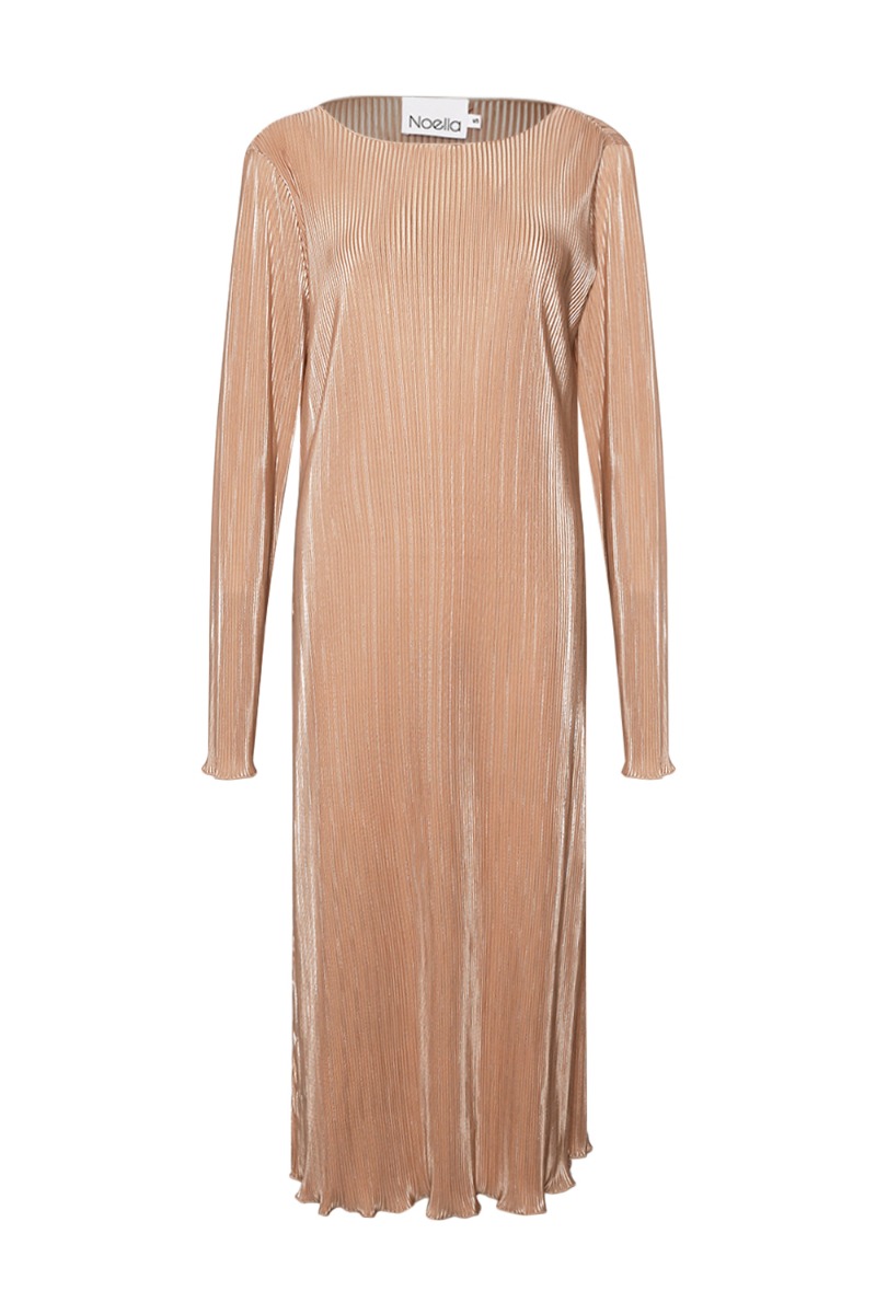 Noella Kjole Mae Slim Dress Champagne