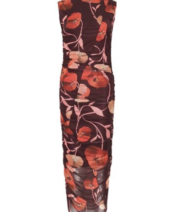 Noella Kjole Sutton Dress Caris Red Print