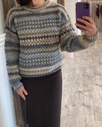 Noella Strik Gio Knit Sweater Light Grey Mix