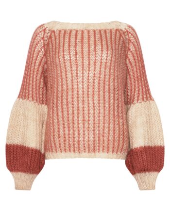 Noella Strik Liana Knit Sweater Rose Cream