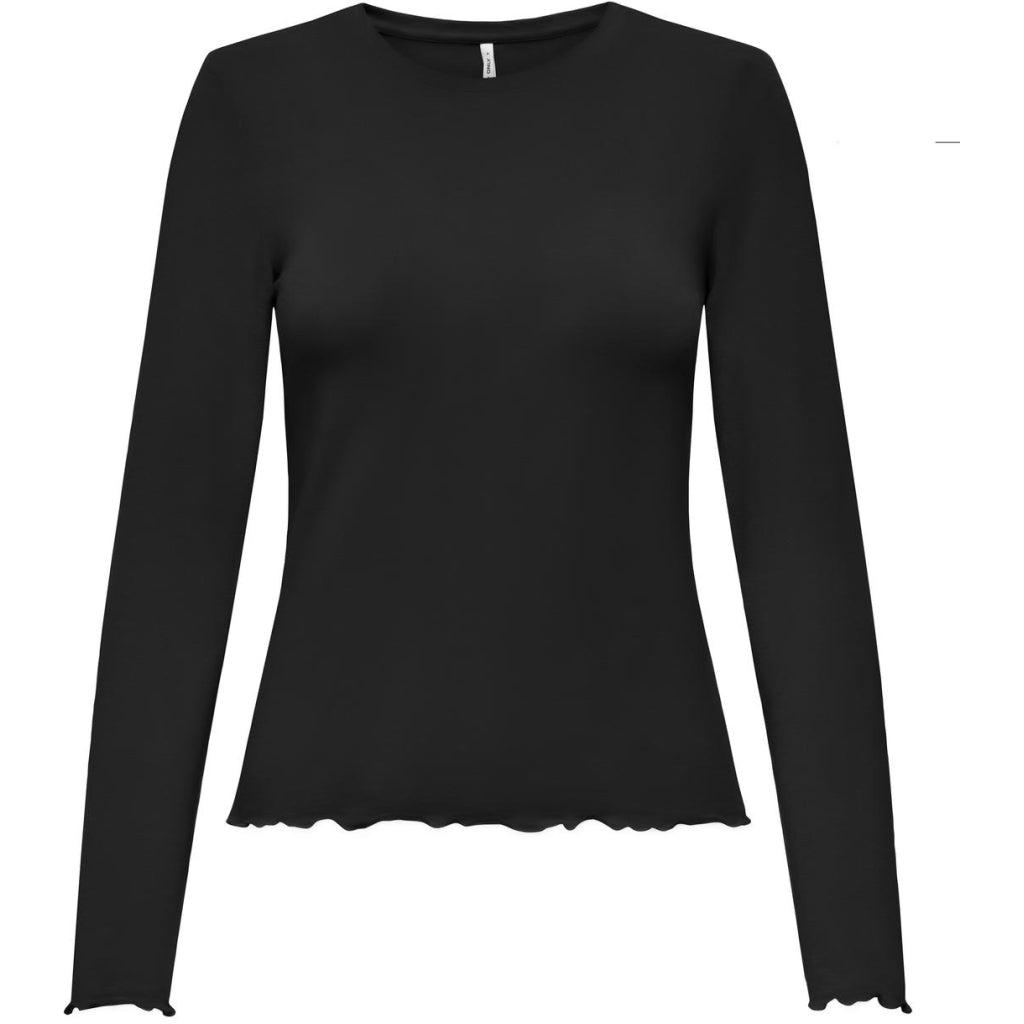 Onely Dame Langærmet Top Onlvirro Black