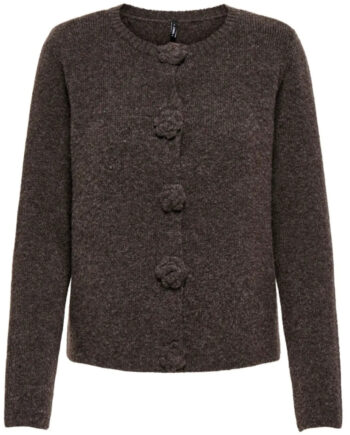 Only Dame Cardigan Onlgry Black Coffee