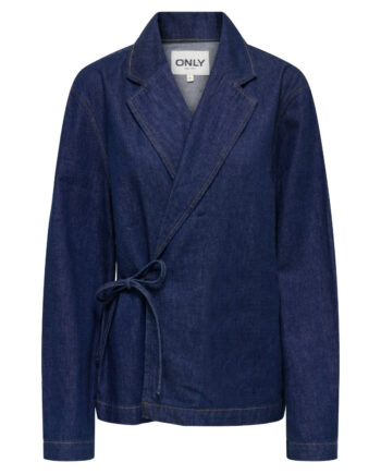 Only Dame Jakke Onlellis Dark Blue Denim