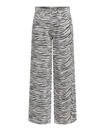 Only Dame Jeans Onlhope Light Grey Denim Zebra