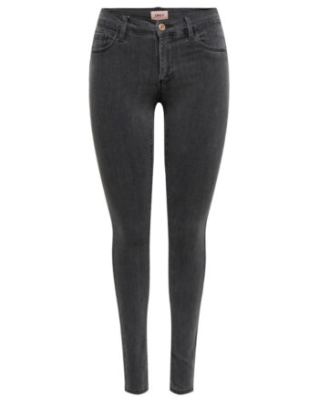 Only Dame Skinny Jeans Onlrain Dark Grey Denim