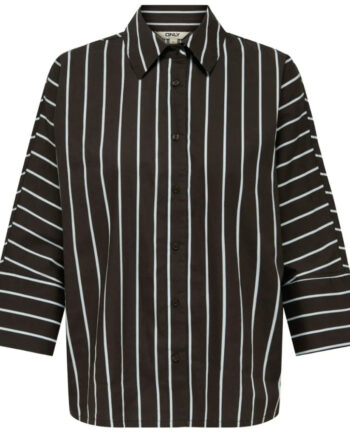 Only Dame Skjorte Onlnancy Chocolate Torte Stripes