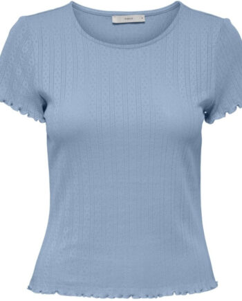Only Dame Top Onlcarlotta Soft Chambray