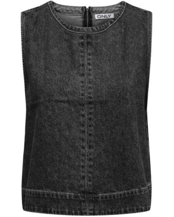 Only Dame Top Onldorsi Washed Black