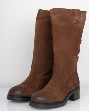 Pavement Støvle Anneli Suede Brown Suede