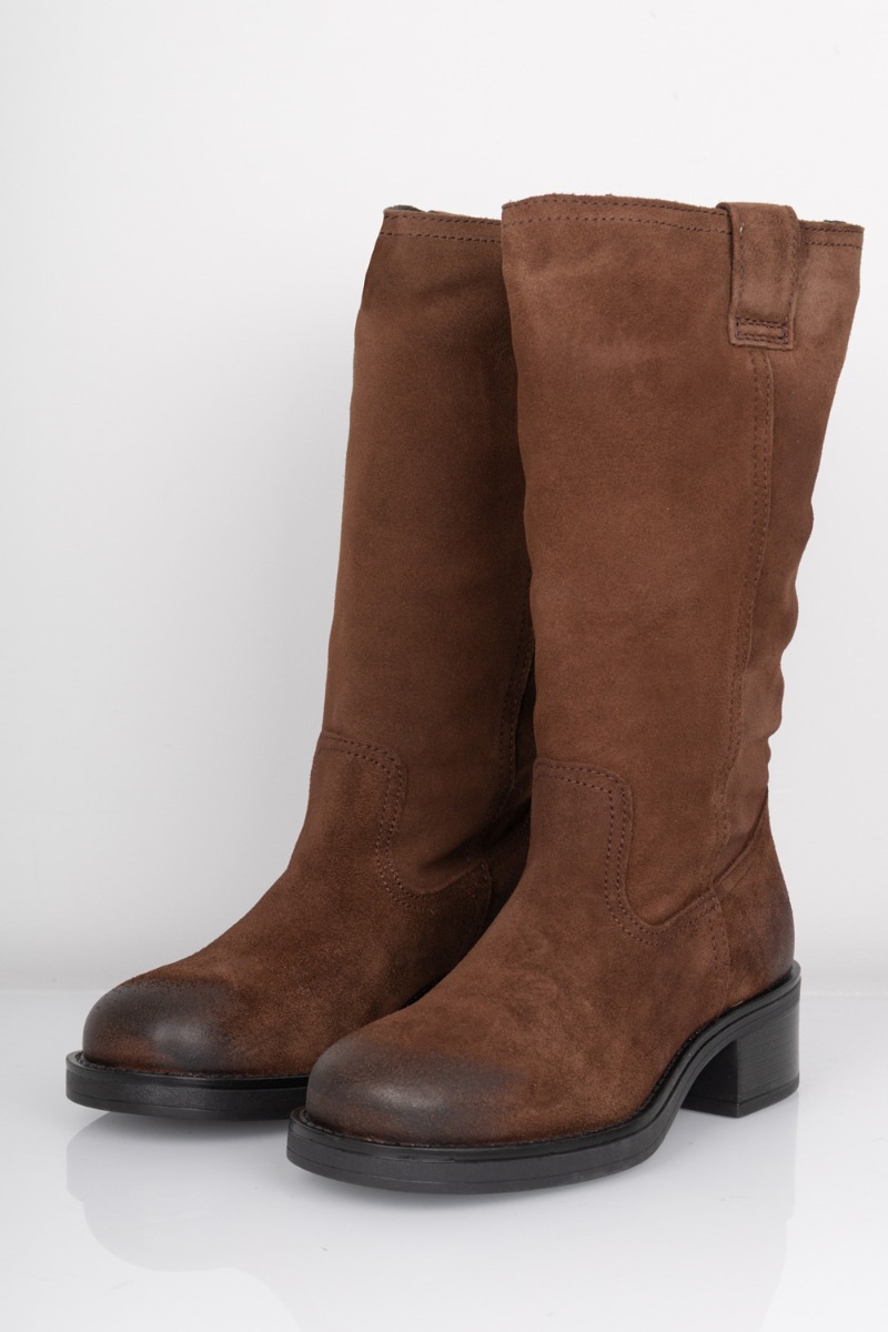Pavement Støvle Anneli Suede Brown Suede