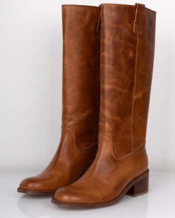 Phenumb Støvle Martina Long Cognac