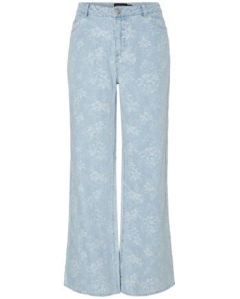 Pieces Dame Jeans Pcfeline Light Blue Denim