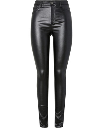 Pieces Dame Jeans Pchighskin Glitter Black Glitter