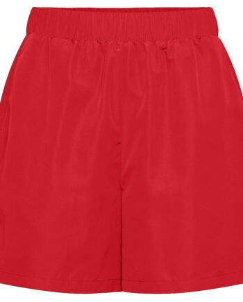 Pieces Dame Shorts Pcchrilina High Risk Red