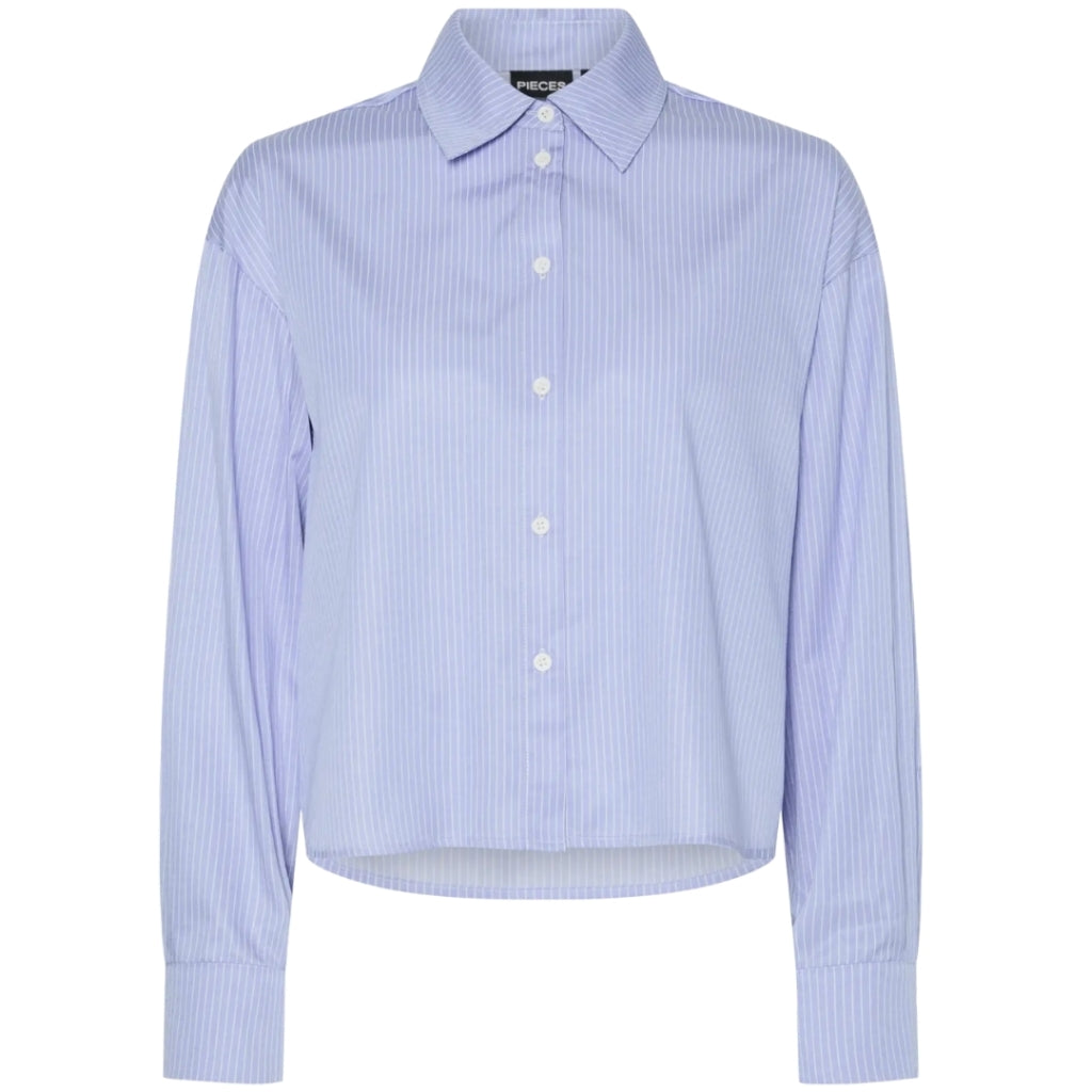 Pieces Dame Skjorte Pcjeona Baby Lavender Cloud Dancer