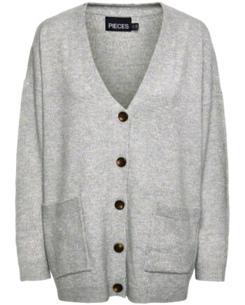 Pieces Dame Strik Pcjuliana Light Grey Melange