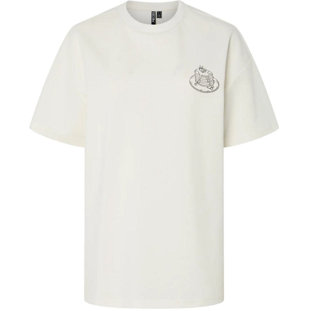Pieces Dame -shirt Pcjelma Coconut Milk Delicioso Sunday Brunch