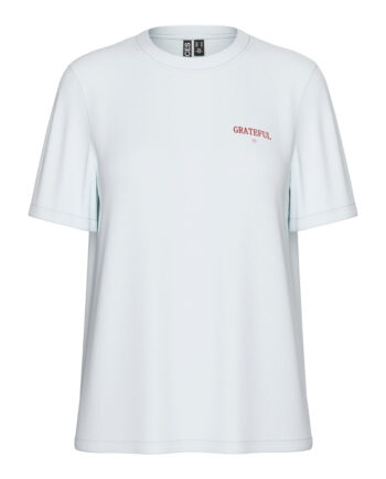 Pieces Dame  -shirt Pctaya Bright White Grateful